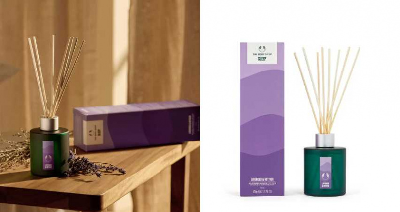 THE BODY SHOP 靜舒心室內擴香瓶 125ML／1,980元（圖／品牌提供）