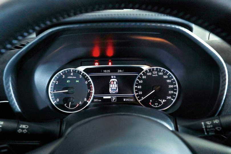 7吋雙環式儀表，可整合多項行車資訊。（圖／王永泰攝）