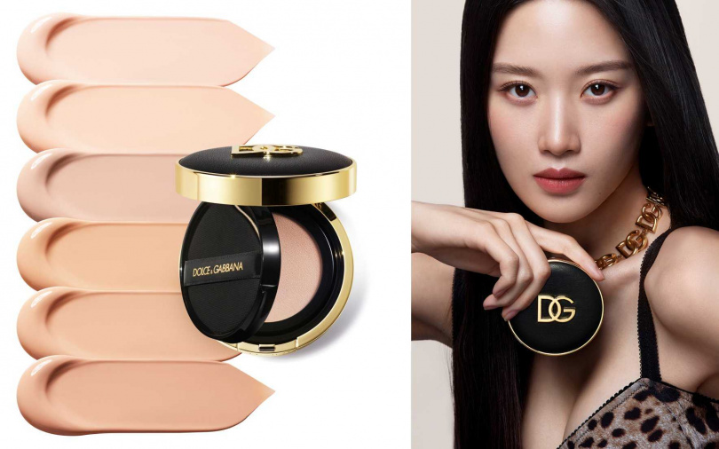 Dolce & Gabbana Beauty天生美膚玫瑰水光氣墊粉餅SPF50 PA++++／2,500元  6種色號提供，一定能找到最適合自己的一色。（圖／品牌提供）