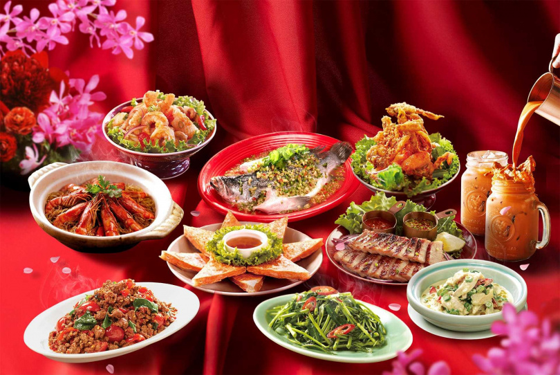 瓦城設計2至8人新春美味餐組合,讓顧客在新春年節大啖超值美味。(圖/瓦城泰統集團提供)