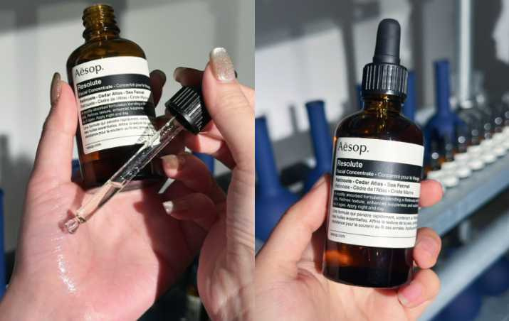 以輕盈細緻的油精華質地呈現,能迅速被肌膚吸收,膚觸超滑順完全沒有黏膩感。(圖/廖怡婷 攝)