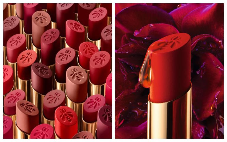 嬌蘭KISSKISS法式之吻極致柔霧唇膏 / 1,600元、蕊心 / 1,300元。(圖/品牌提供)