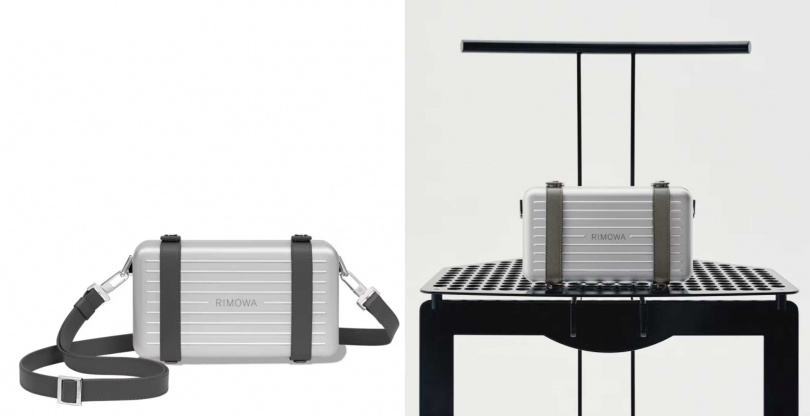RIMOWA Personal 系列 Slate 礦岩灰鋁鎂合金斜揹袋／55,400元（圖／品牌提供）
