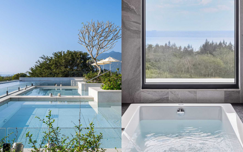 花蓮縣「煙波花蓮太魯閣」結合太魯閣山海意象，鄰近曼波海灘，讓度假感從空間氛圍延伸至深夜安睡。（圖／Booking.com提供）