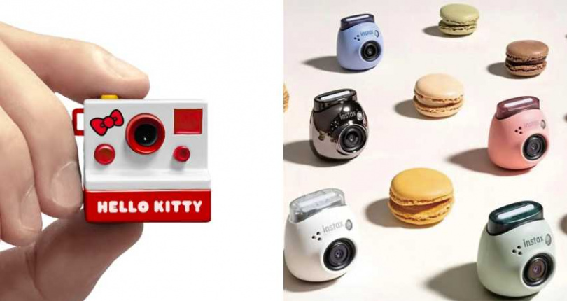 動漫工房|Hello Kitty Retro-1HD 復古迷你數碼相機;FUJIFILM|Instax Pal小相機(圖/Pinkoi)