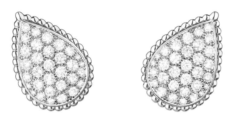 BOUCHERON「Serpent Bohème」系列耳環，白金750材質，鑲嵌64 顆鑽石（約2.61克拉）╱985,000元。（圖╱BOUCHERON提供）