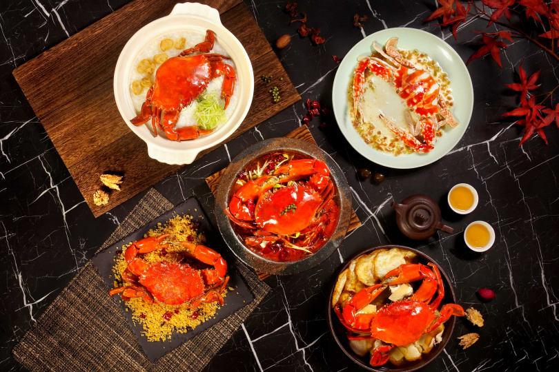 台北花園大酒店翠庭中餐廳自2023/10/1至2023/11/30止，推出「品蟹宴」。