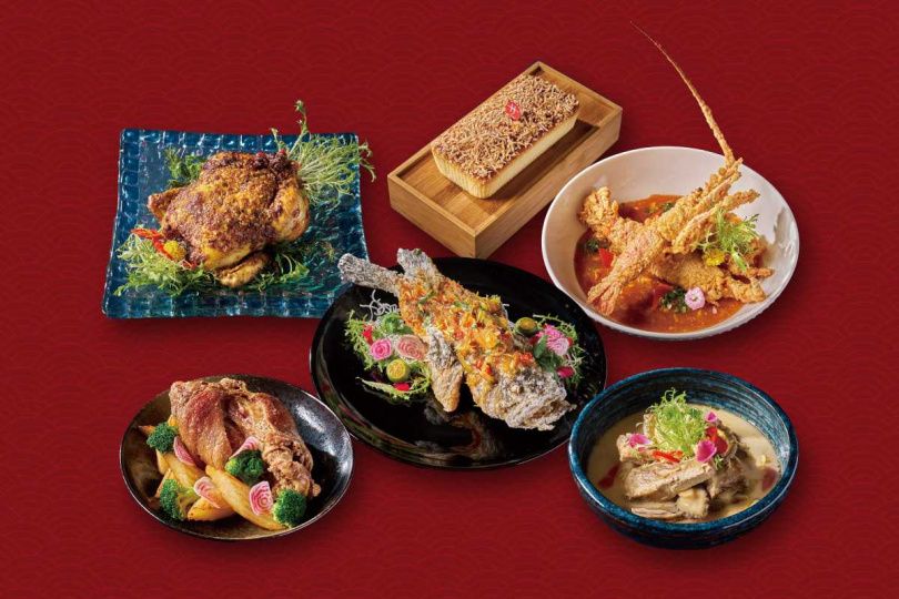 麗香苑推出全新西式年菜「吉利套餐」。（6,888元，圖／台北福華大飯店提供）