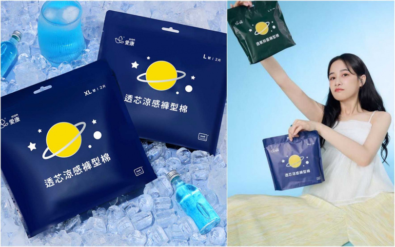 身為愛康年度代言人的千千透露，眾多愛康產品中，她私心最愛的就是褲型棉系列，3cm高防漏側邊搭配360度全方位包覆設計，讓千千直呼：「穿上它真的超有安全感！」（圖／品牌提供、取自千千IG）