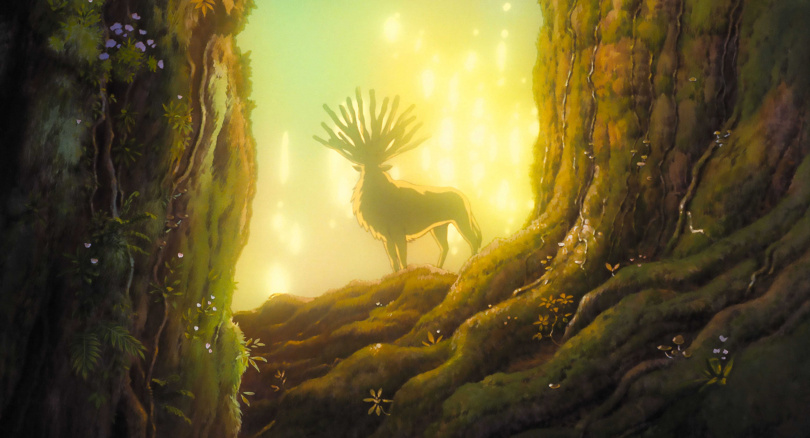 《魔法公主》中的「山獸神」是掌管森林生死、自然循環的至高神祇。(圖/甲上提供)