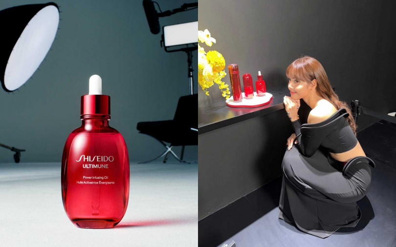 資生堂國際櫃紅妍山茶花修護精華油75ml／3,100元（圖／品牌提供、取自Lisa IG）