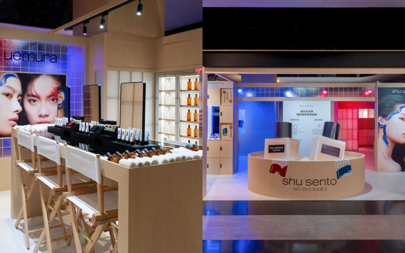 「NO.1底妝霸主植村秀浴場 持色底妝快閃店」已於3/10起正式進駐新光三越 A11，展開為期一週的限定快閃活動。（圖／品牌提供）