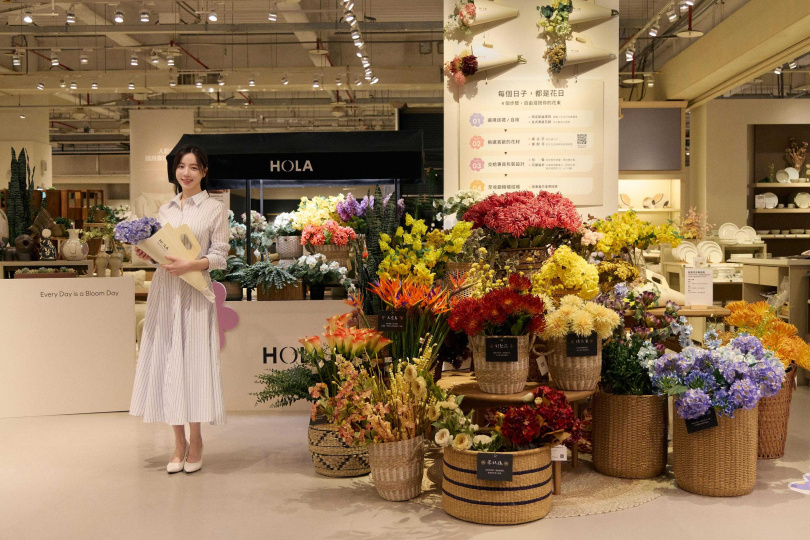 HOLA春季限定「花日Marché」盛大展開。（圖／品牌提供）