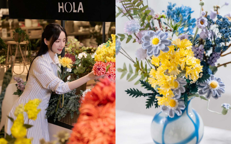 右圖為丹麥Bloomingville陶瓷花器，售價990元起。（圖／品牌提供）