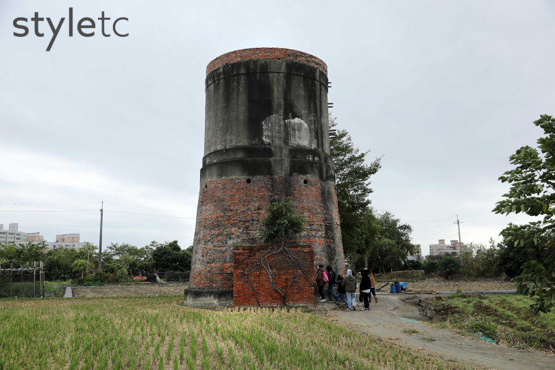 日治時期保留下來的老水塔是眷村的重要地標。（圖／于魯光攝）