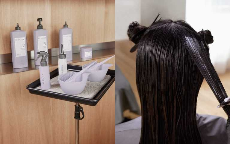 馭髮洸科技結合了多種精挑細選的高效成分 ，並配合KERASILK 絲馭洸的先進頭髮科研歷史及品牌專家的豐富知識，讓受損頭髮徹底恢復活力。（圖／品牌提供）