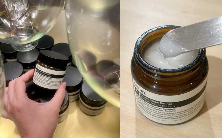 水洗式質地柔滑好推,使用時只需厚敷一層,等15分鐘再洗淨即可。Aesop 澄瑩亮采煥膚面膜 60ml / 2,750元(圖/品牌提供)