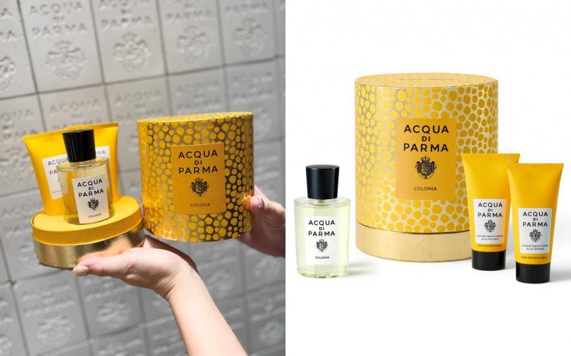 Acqua di Parma金色假期克羅尼亞經典古龍水禮盒／7,200元（圖／吳雅鈴攝）