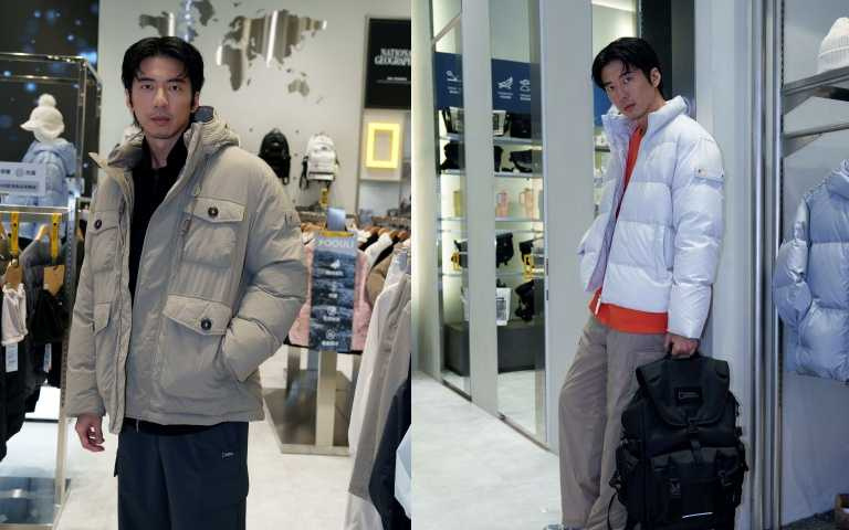 經典回歸的 CAYMAN 與 HERON 系列 亦注入新色「丹寧藍」。CAYMAN長版連帽外套採波蘭頂級RDS鵝絨,後領柔軟短絨布料提升舒適度;HERON系列以輕量化設計與奈米抗菌處理著稱,春秋可單穿、冬季可內搭,百搭度再升級。(圖/品牌提供)