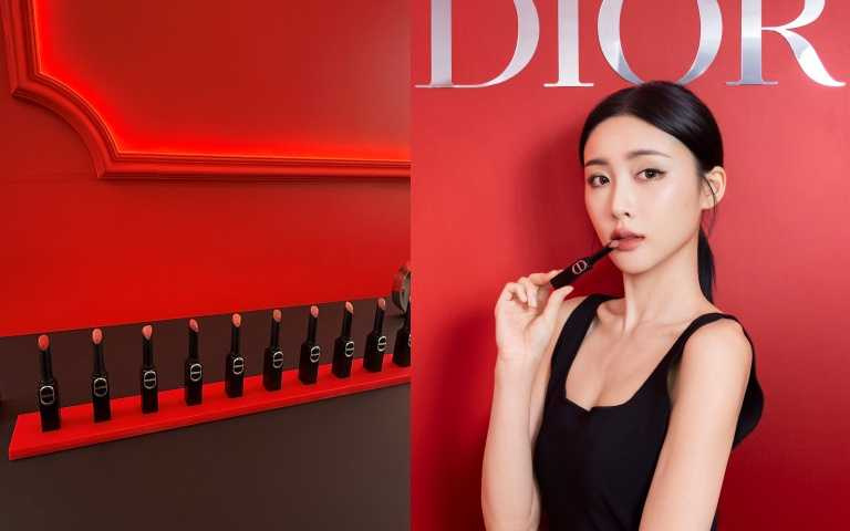 DIOR迪奧巨星持色唇膏-極霧2g / 1,650元。 (圖/品牌提供、tingting攝)