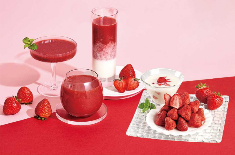 甘心樂意與7-11協力祭出草莓獨家季限定商品(圖/甘心樂意提供）