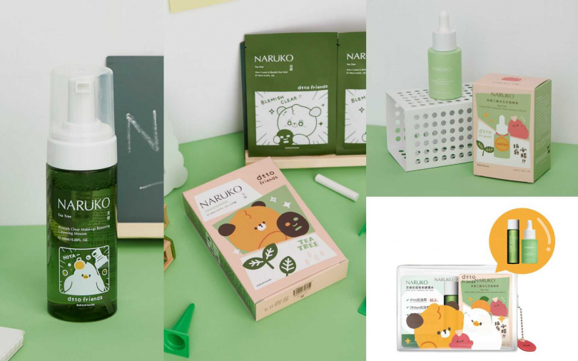 三款限定包裝的抗痘明星產品，讓保養時光變得有趣又好玩。（圖／品牌提供）