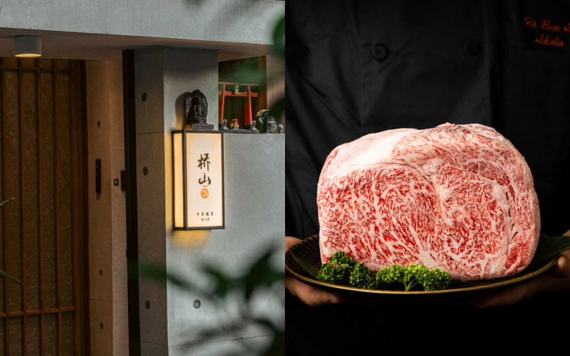 「松銘柄牛」油花分布均勻，玫瑰色澤超誘人。（圖／業者提供）