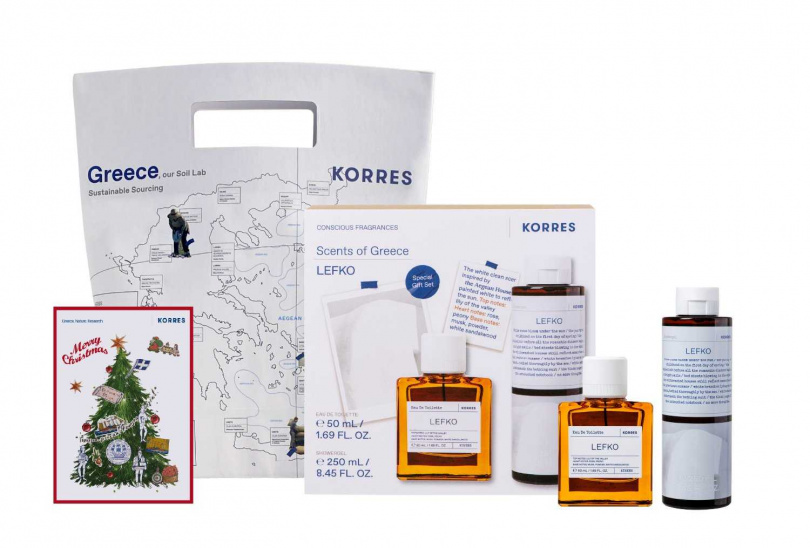 KORRES清晨告白香氛洗護禮盒/1,980元 內含清晨告白淡香水50ml+清晨告白香氛沐浴露250ml。(圖/品牌提供)