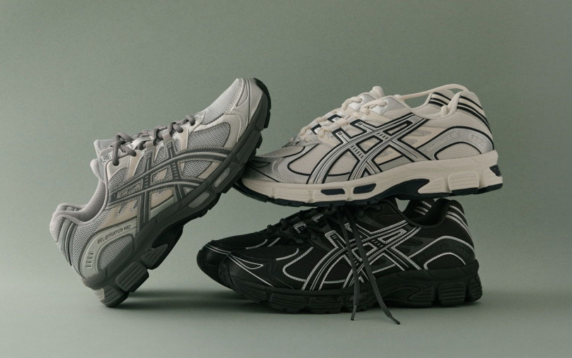 ASICS SPORTSTYLE GEL-STRATUS MC／經典黑、大地棕、柔和白3,280元；質感灰3,480元。圖片：品牌提供