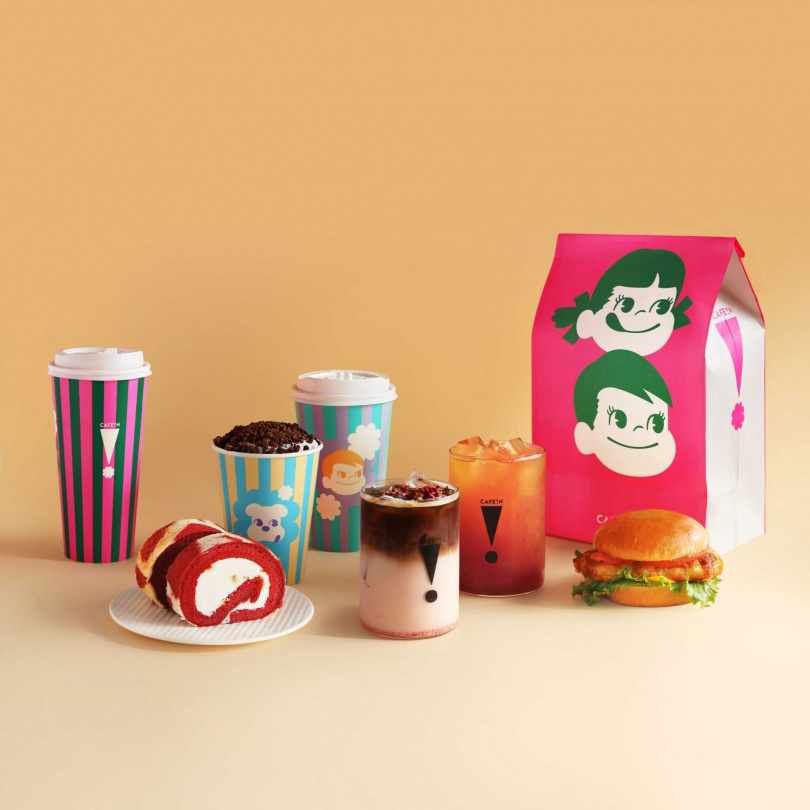 一系列PEKO限定餐飲。（圖／CAFE!N提供）