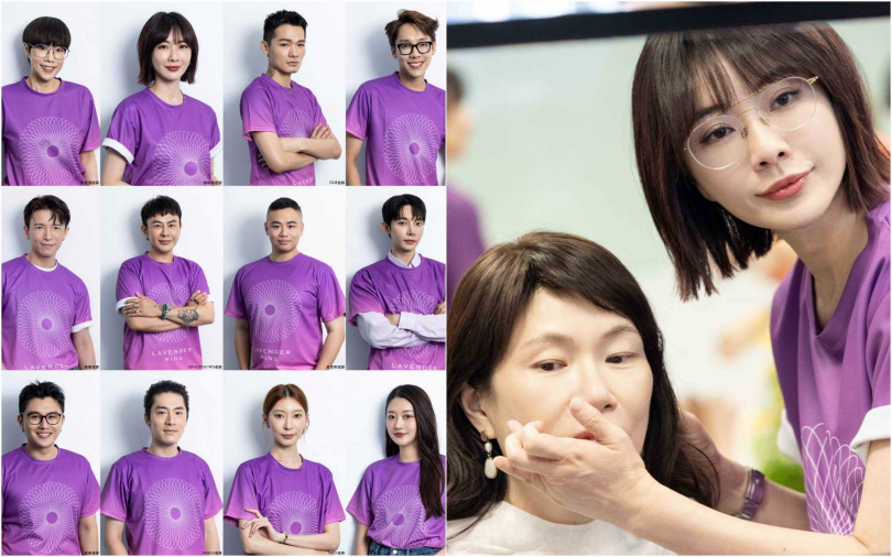 這場活動不只改變外表，更像是一場療癒力滿滿的重啟，癌友透過彩妝重拾自信，參與的12位明星彩妝師也在彼此的故事中感受到深深的力量。（圖／品牌提供）