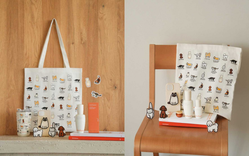 此次雪花秀與韓國人氣插畫品牌ZERO PER ZERO攜手，打造台灣獨家限量聯名系列，將潤燥養膚精華「穩定與陪伴」的理念延伸至生活每個角落。（圖／品牌提供）