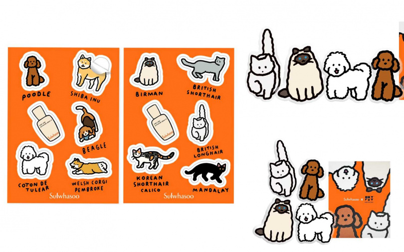 還有貼紙跟手機支架分別是10月跟11月的下單小禮喔。（圖／品牌提供）