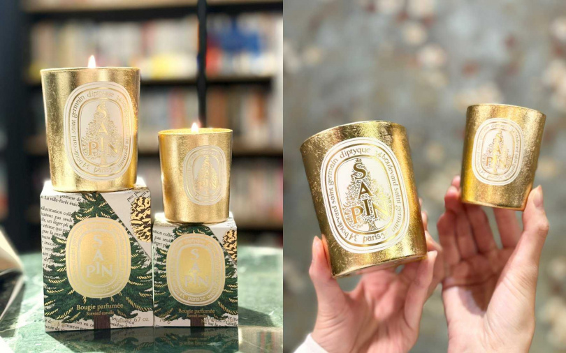 Diptyque冷杉香氛蠟燭70g／1,650元、190g／2,750元（圖／吳雅鈴攝）