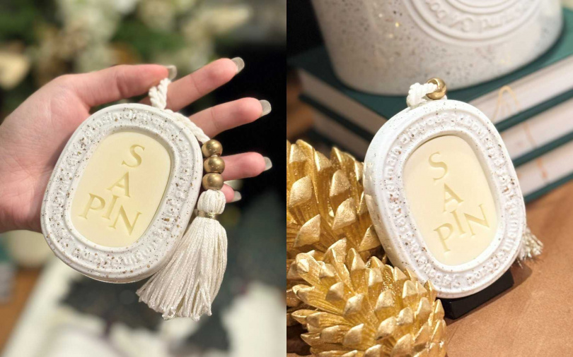 首次注入冷杉香氣的香氛蠟，擺著就能飄散出迷人的味道。（圖／吳雅鈴攝）