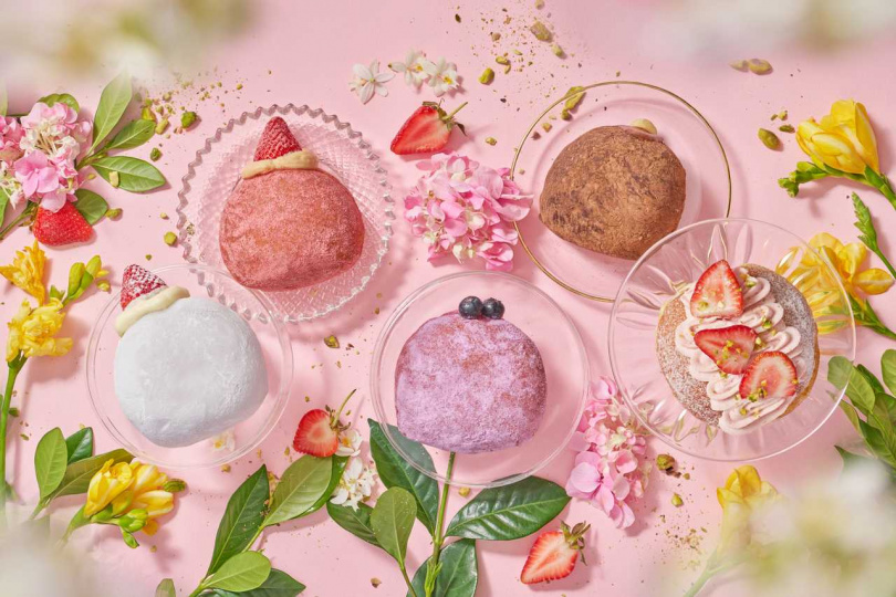 「雪系町」的莓禮冬季禮盒包含五種口味，定價$450。（圖／雪系町提供）