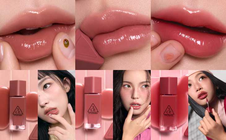 3CE果凍護唇蜜主打色 #01蜜桃果凍、#02玫瑰果凍、#04無花果凍 4g／410元（圖／品牌提供）