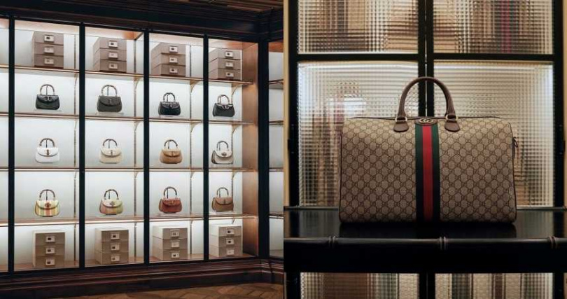 從乘載夢想的旅行箱包、匠心傳承的經典包款及品牌符碼，都是「Gucci典藏之家」的珍稀收藏。（圖／取自GUCCI IG）