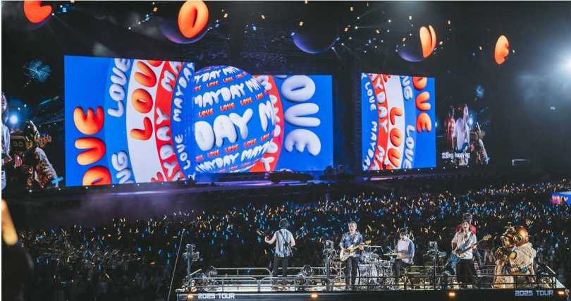 五月天大巨蛋演出再創紀錄。（圖／相信音樂提供）