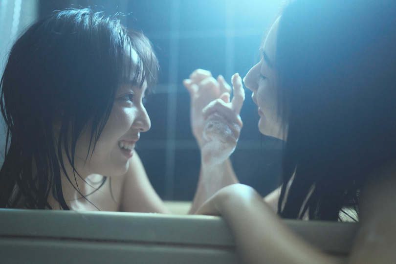 王渝萱（左）、李沐（右）分別飾演少年版吳可熙、林依晨。（圖／周子娛樂）