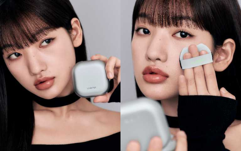 NEO柔霧氣墊擁有獨家3重毛孔柔焦控油科技，3階段多維度立體柔焦隱形毛孔，精準控油。蘭芝 NEO雙效持妝柔霧氣墊 SPF42 PA+++ 一盒雙蕊／1,300元、補充蕊／800元（圖／品牌提供）