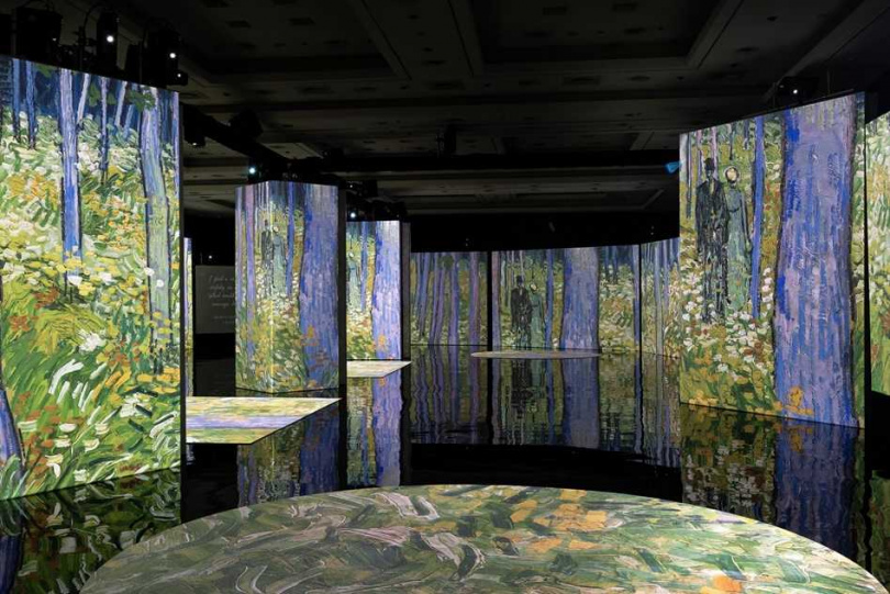 展覽將梵谷經典畫作結合當代光影科技呈現新意。