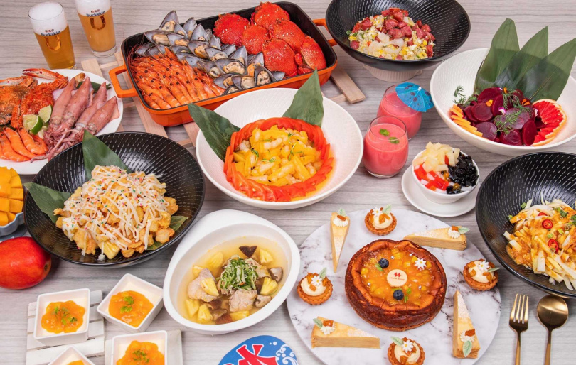 百宴自助餐廳推出一系列「夏日祭」美食盛宴。（圖／台北凱達大飯店提供）