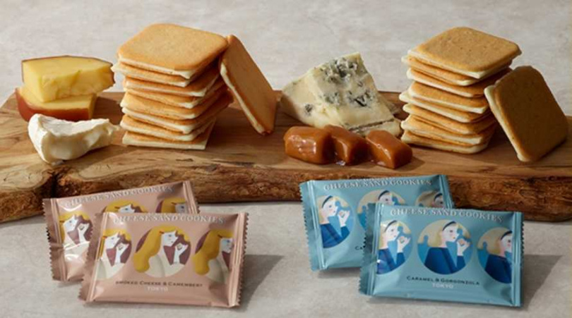 now on cheese招牌商品之一「起司夾心餅乾」。（圖／now on Cheese提供）