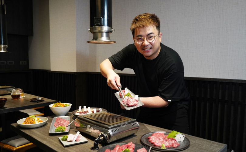 鍾佳憲希望將燒肉本氣打造成能讓民眾輕鬆消費，又具有職人燒肉技巧桌邊服務的燒肉店。（圖／魏妤靜攝）