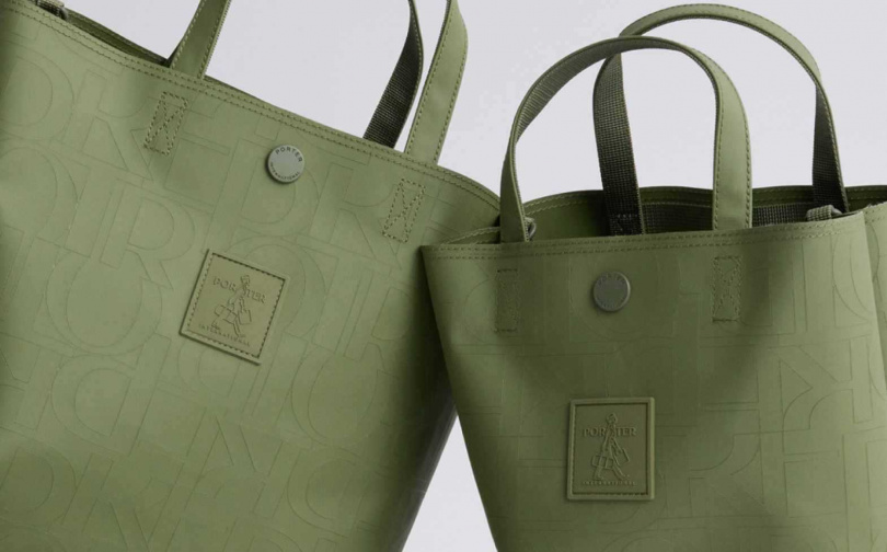 PORTER INTERNATIONALRENEW 托特包 L、M兩個尺寸(軍綠色)。