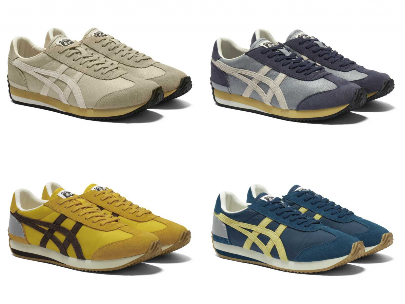 Onitsuka Tiger鬼塚虎CALIFORNIA 78 VIN – 自然沙色、淺霧灰藍/5,580 元; 復古黃棕、普魯士藍 建議售價/4,580元(圖/品牌提供)