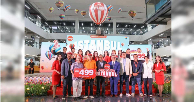 AirAsia X宣布開航伊斯坦堡，之後將更方便台灣旅客探索歐亞。（圖／AirAsia提供）