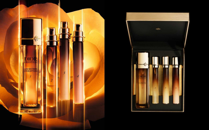 迪奧極緻精萃精雕煥顏安瓶10ml x4／65,000元（圖／品牌提供）