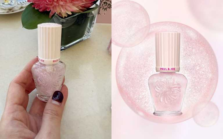 PAUL&JOE粉紅櫻花珍珠光隔離乳15ml / 700元。（圖／品牌提供、黃筱婷攝）